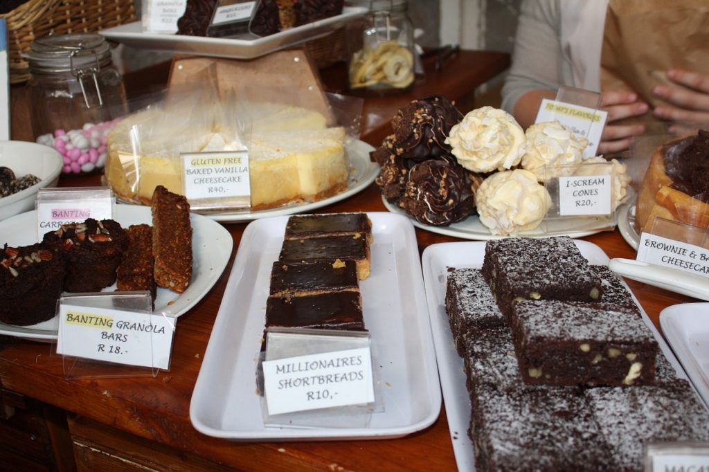 cakes and sweets at vintage fairs