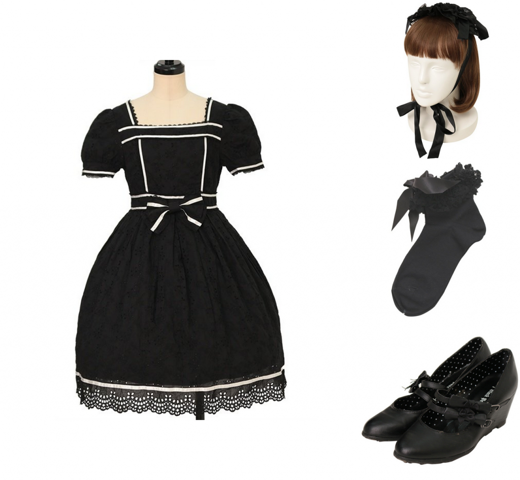 summer coord for Gothic lolita