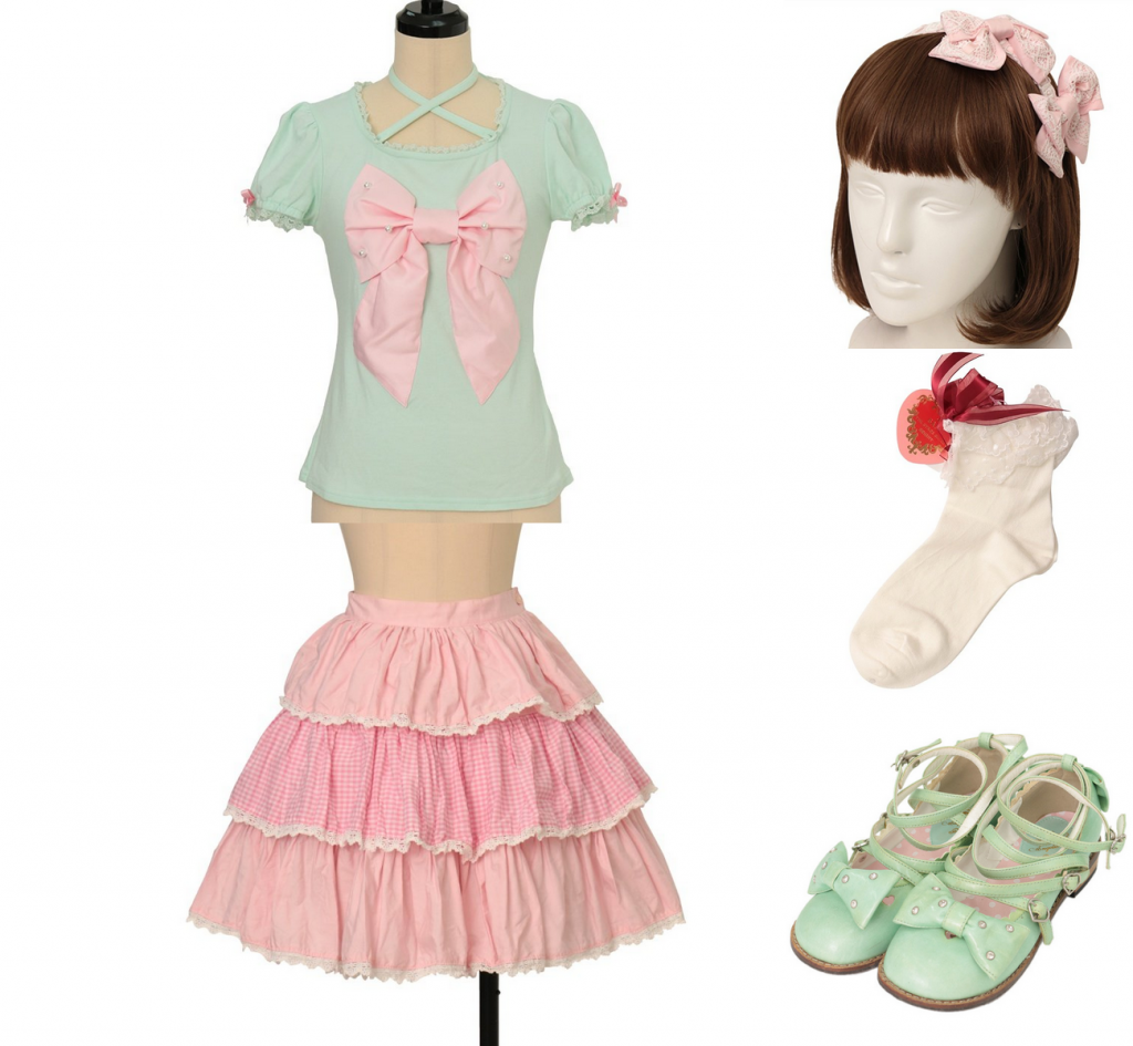 summer coord for Sweet lolita