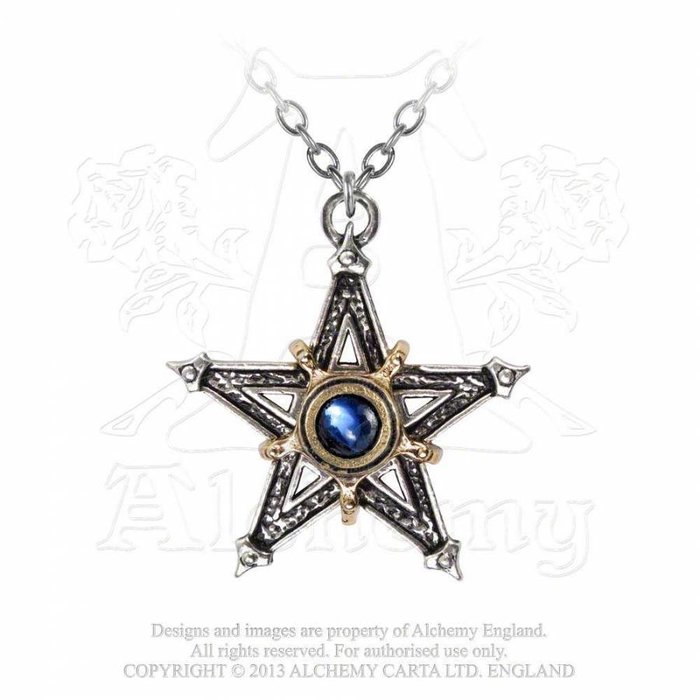 P124　中世の五芒星　ネックレス 【Medieval Pentacle】 Alchemy Gothic | アルケミーゴシック